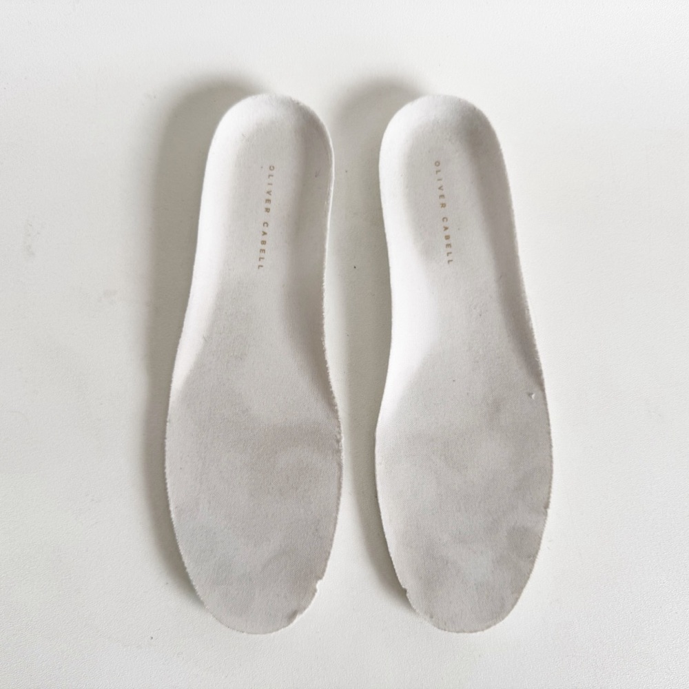 Oliver Cabell Low 1 Off White Leather Suede Sneaker Mens US 7/ Womens 10 EU 40 - Picture 9 of 13